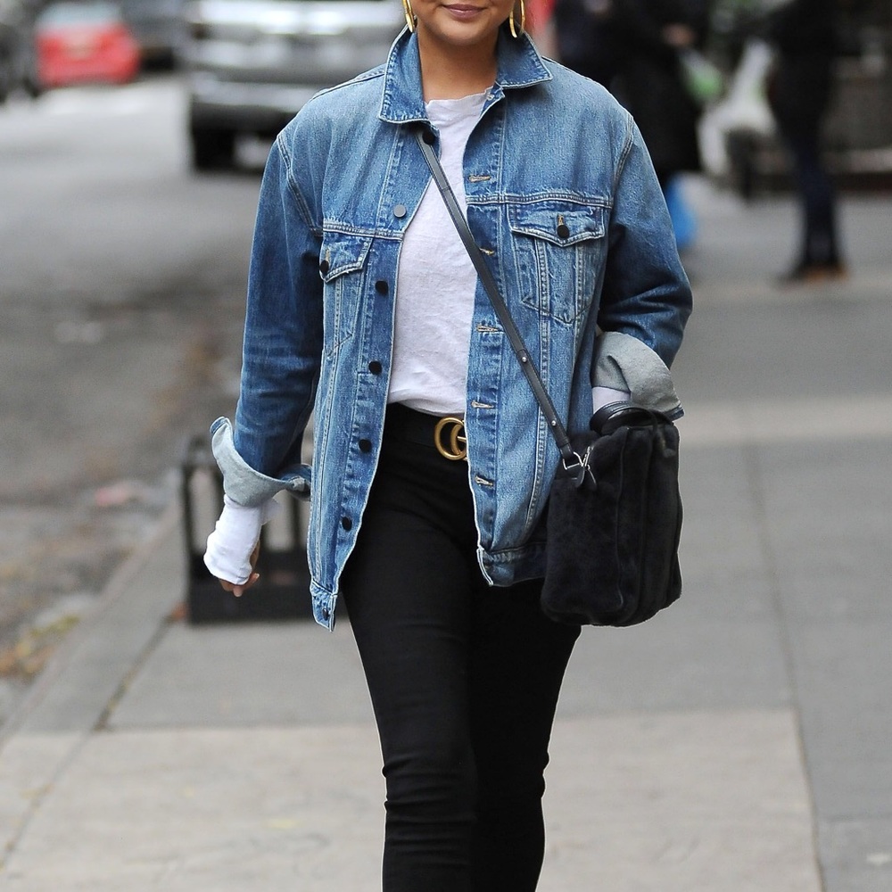 GAP denim jacket // size L